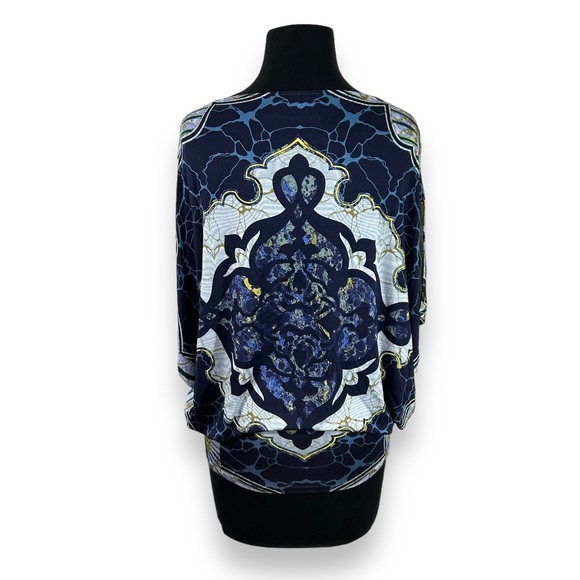 Emilio‎ Pucci Bat Wing Sleeve Blouse Womens 6 - Picture 2 of 12
